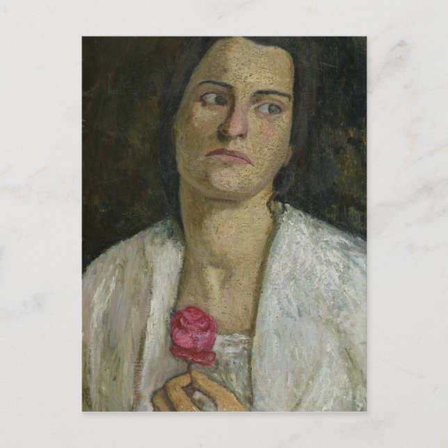 Cartão Postal A Escultora Clara Rilke-Westhoff 1905 (Frente)