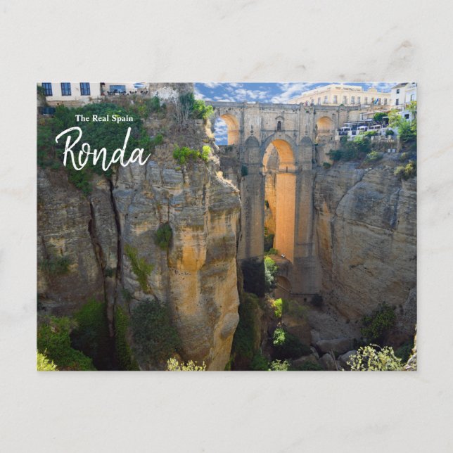 Cartão Postal A Espanha Real - Ronda (Frente)