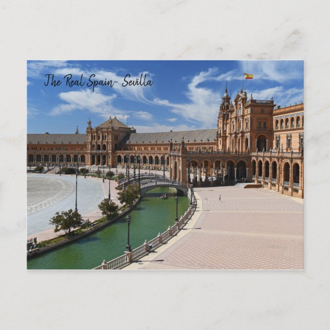 Cartão Postal A Espanha Real - Sevilha (Frente)