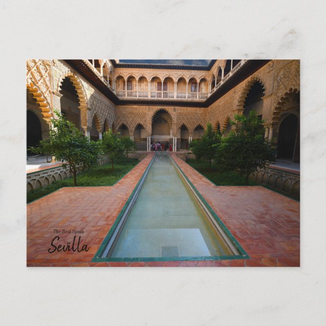 Cartão Postal A Espanha Real - Sevilha (Frente)
