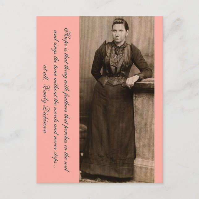 Cartão Postal A esperança toma o vôo (Frente)