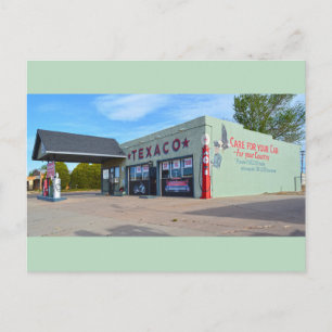 Cartão Postal A Estação Comercial, Rota 66, Tucumcari, Novo Méxi