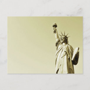 Cartão Postal A estátua da liberdade
