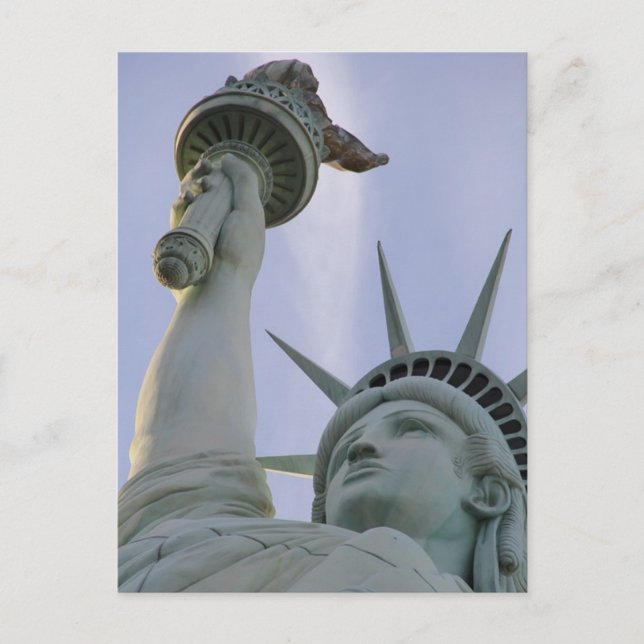 Cartão Postal A estátua da liberdade - Estatua della Libertà (Frente)