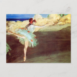 Cartão Postal A Estrela: Dancer em Point por Degas