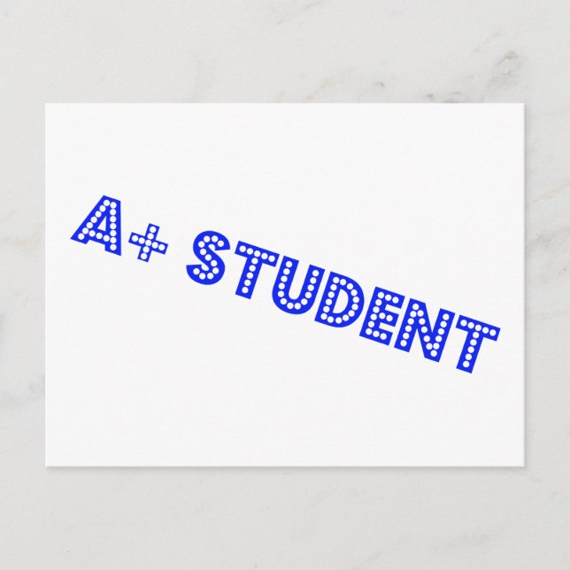 Cartão Postal A+ Estudante (Frente)