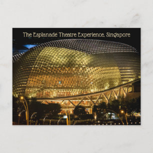 Cartão Postal A Experiência do Teatro Esplanade, Singapura