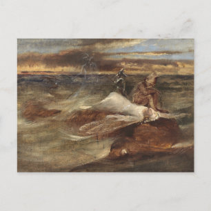 Cartão Postal A Fada e a Serpente do Mar