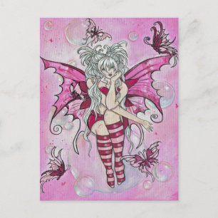 Cartão postal "A Fada Magenta"