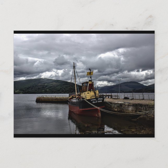 Cartão Postal A Faísca Vital (Frente)