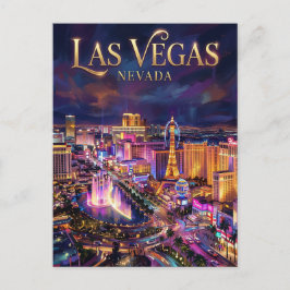 Cartão Postal A Faixa de Las Vegas EUA