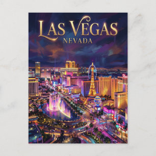 Cartão Postal A Faixa de Las Vegas EUA