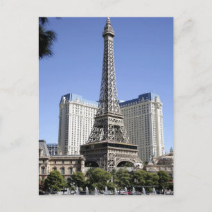 Cartão Postal A Faixa, Paris Las Vegas, Hotel Luxury