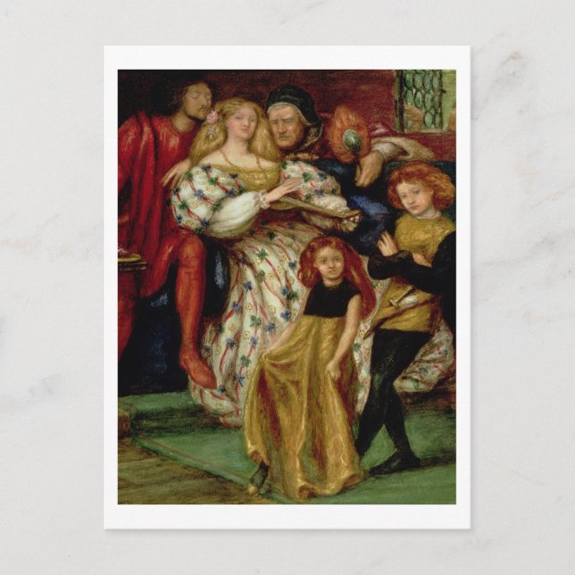 Cartão Postal A Família Borgia, 1863 (Frente)