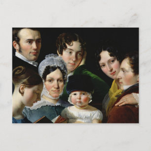 Cartão Postal A família Dubufe em 1820