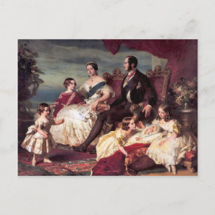 Cartão Postal A família real