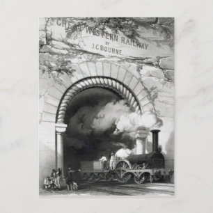 Cartão Postal A ferrovia ocidental Excelente, 1846
