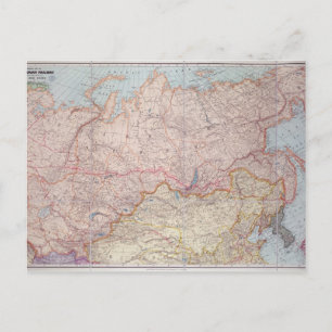 Cartão Postal A ferrovia Siberiana