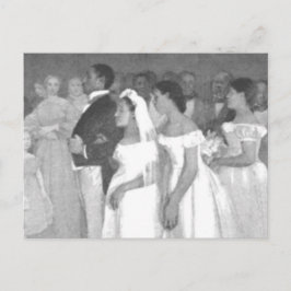 CARTÃO POSTAL A FESTA DE CASAMENTO