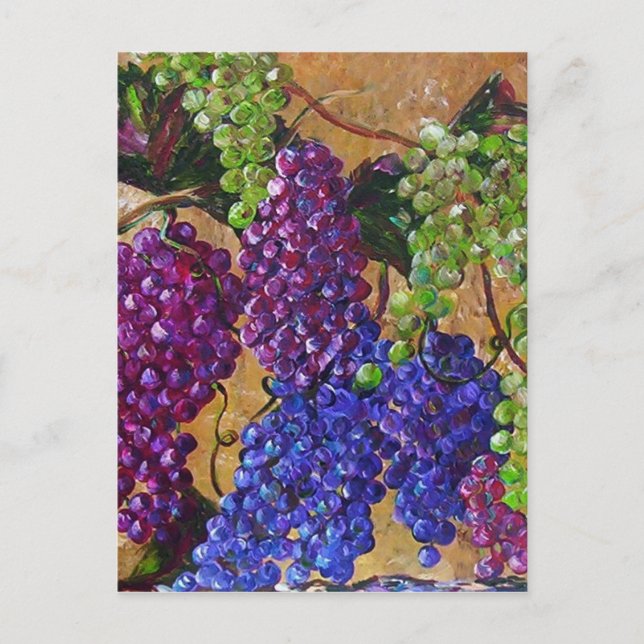 Cartão Postal A Festival of Grapes (Frente)