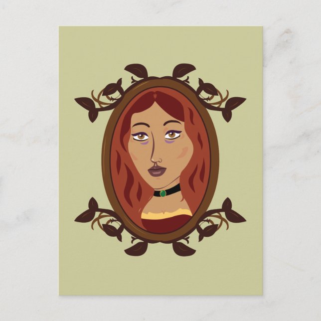 Cartão Postal A Filha do Bowyer (Frente)