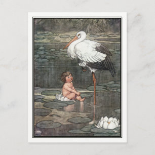 Cartão Postal A Filha do Rei Marsh por William Heath Robinso