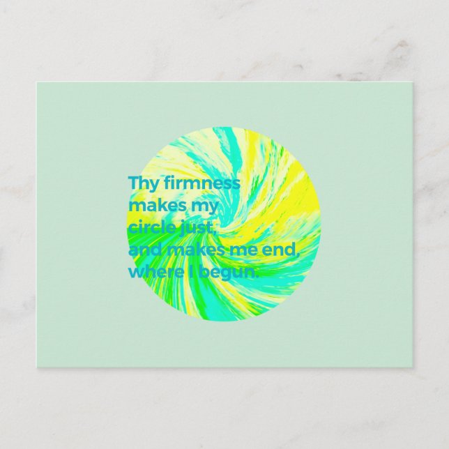 Cartão Postal A firmeza (Frente)