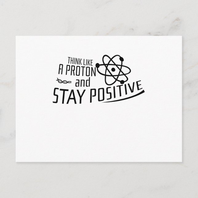 Cartão Postal A FÍSICA É TEÓRICA, A Ciência É Engraçada (Frente)