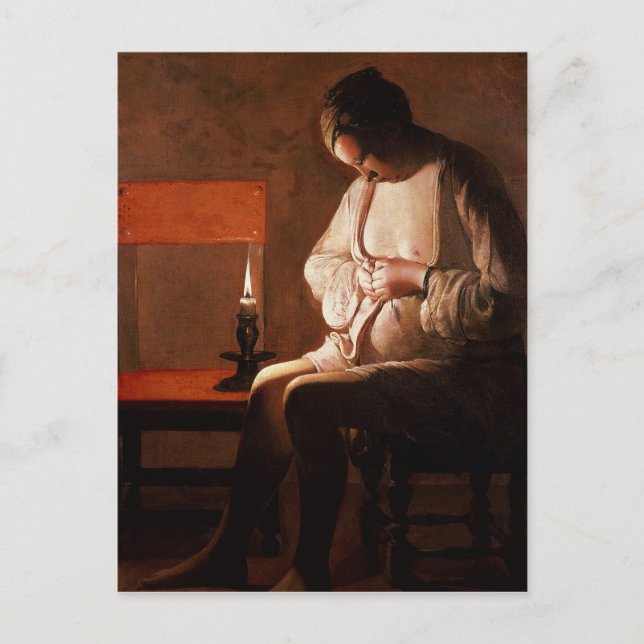 Cartão Postal A Flea Catcher (Frente)