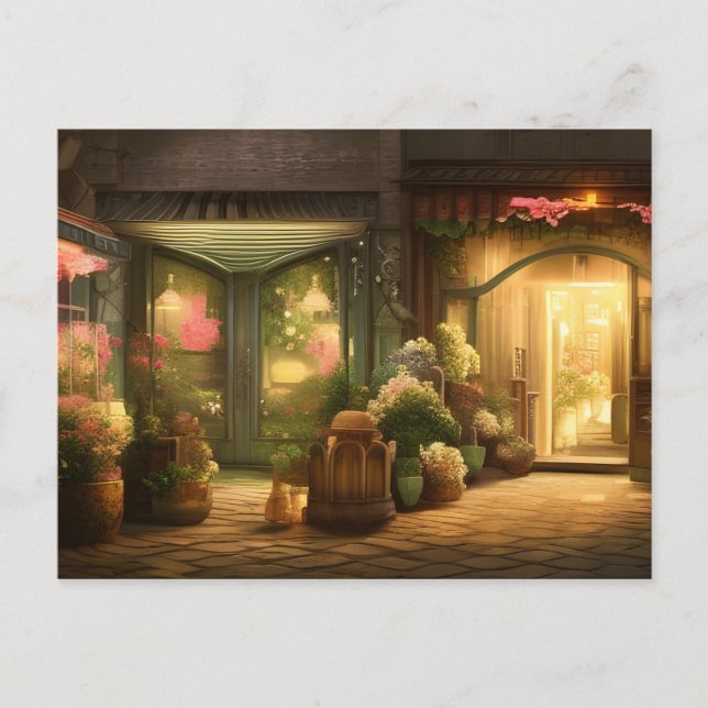 Cartão Postal A Flor Compra Arte Digital (Frente)