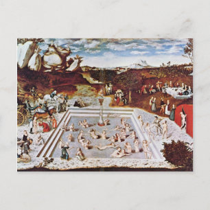 Cartão Postal A Fonte Da Juventude Por Cranach D. Ä. Lucas (Mel