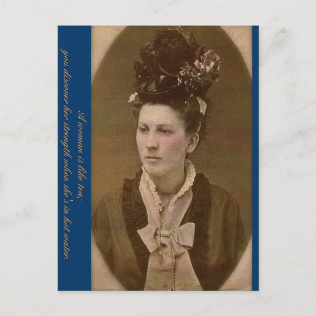 Cartão Postal A força de uma mulher (Frente)