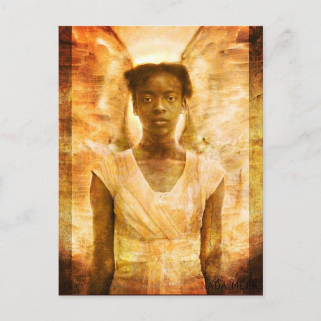 Cartão Postal A força dos anjos (Frente)