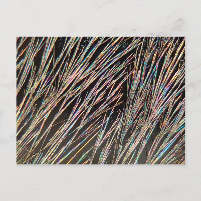 Cartão Postal A forma de fragrância: Cristais cumarínicos (Frente)