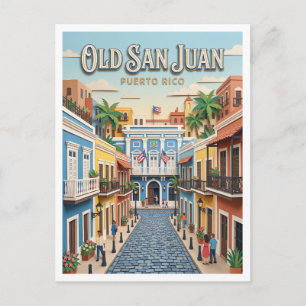 Cartão Postal A Fortaleza de São João Porto Rico