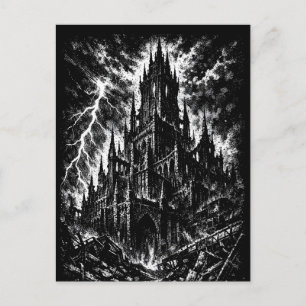 Cartão Postal A Fortaleza Negra por BurnsInHell