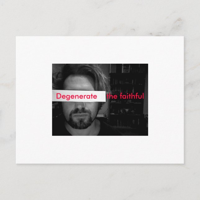 Cartão Postal A foto 44, degenera    o fiel (Frente)
