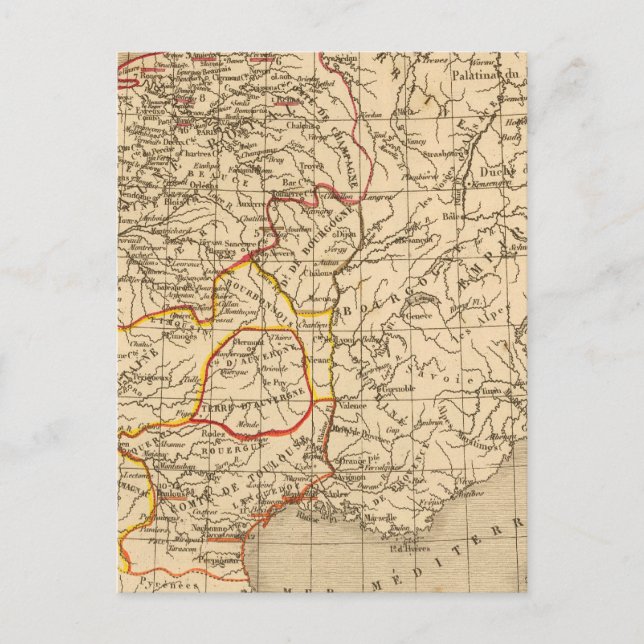 Cartão Postal A França 1180 a 1223 (Frente)