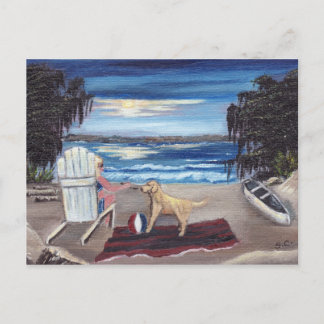 Cartão Postal A fuga