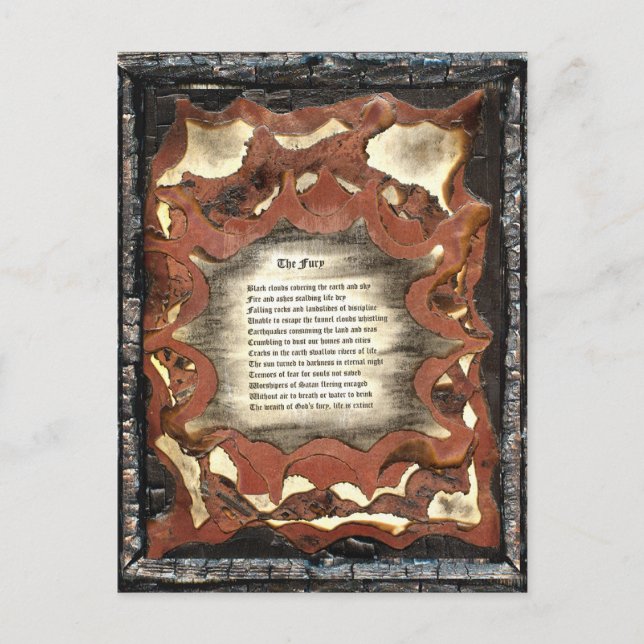 Cartão Postal A Fúria (Frente)