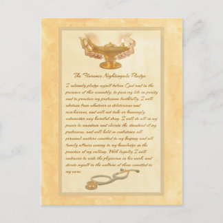 Cartão Postal A garantia de Florence Nightingale