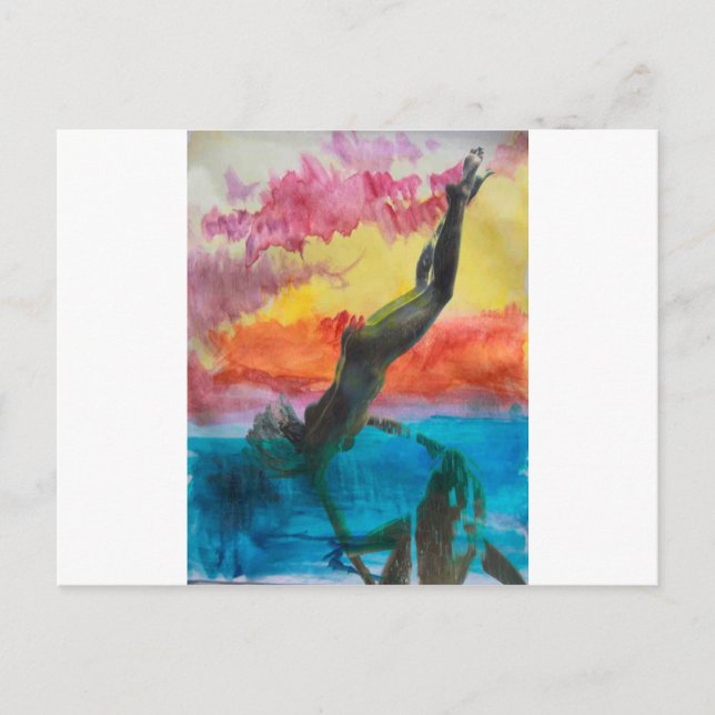 Cartão Postal A garota (Frente)