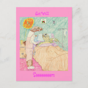 Cartão Postal A Garrafa E O Paciente
