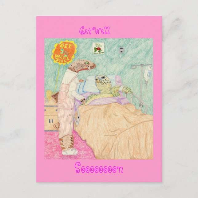 Cartão Postal A Garrafa E O Paciente (Frente)