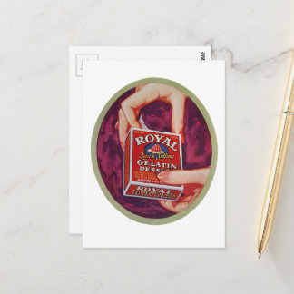 Cartão Postal A gelatin dessert from 1930