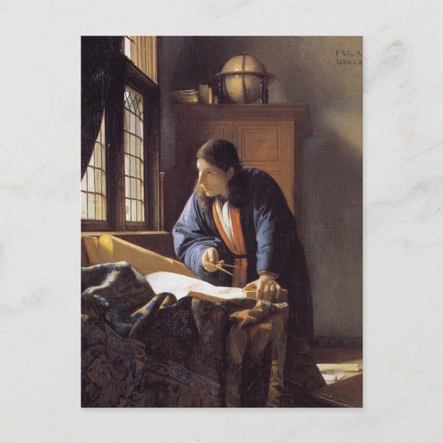 Cartão Postal A Geógrafa (Frente)