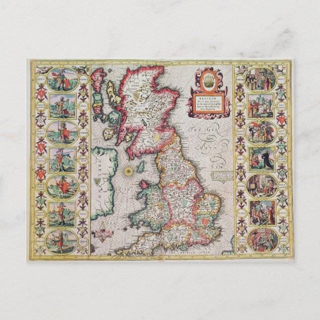 Cartão Postal A Grã-Bretanha, Tal Como Foi Concebida Durante O P (Frente)