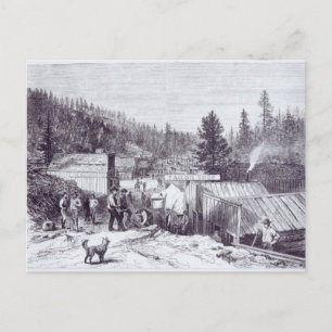 Cartão Postal A Guerra Indiana, Cidade de Deadwood