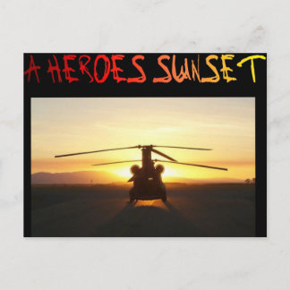 Cartão Postal A Heroes Sunset