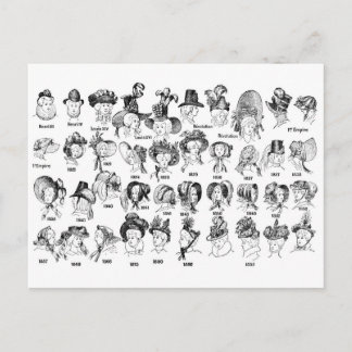 Cartão Postal A História do Chapéu das Mulheres